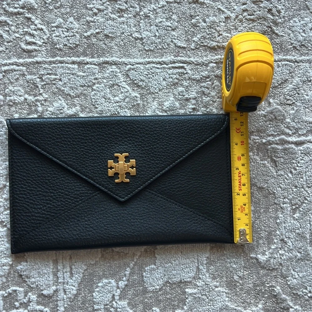 Tory Burch envelope clutch black leather - Picture 5 of 6